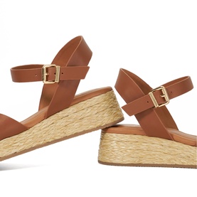 Littleton Raffia Flatform Sandals
