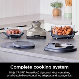CRISPi 4-in-1 Portable Glass Air Fryer Stone