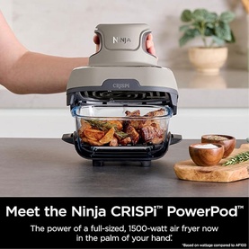 CRISPi 4-in-1 Portable Glass Air Fryer Stone