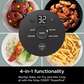 CRISPi 4-in-1 Portable Glass Air Fryer Sage