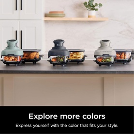 CRISPi 4-in-1 Portable Glass Air Fryer Sage