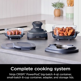 CRISPi 4-in-1 Portable Glass Air Fryer Cyber Space