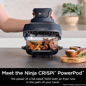 CRISPi 4-in-1 Portable Glass Air Fryer Cyber Space