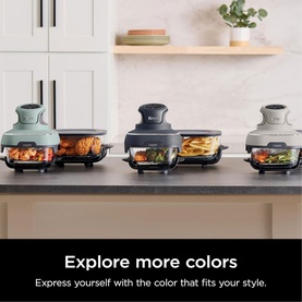 CRISPi 4-in-1 Portable Glass Air Fryer Cyber Space