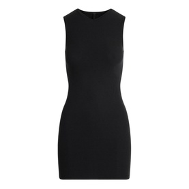 V-Neck Tank Mini Dress Onyx