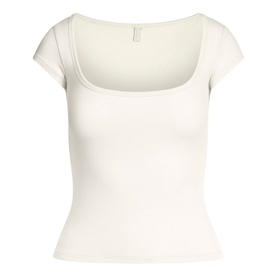 Scoop Neck T-Shirt Marble