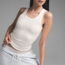Scoop Neck Top Marble