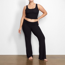 Foldover Track Pants Onyx