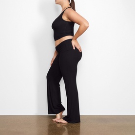 Foldover Track Pants Onyx