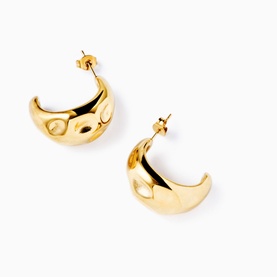 Textured Dome Hoops