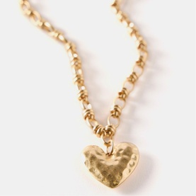 Heart Pendant Chain Necklace