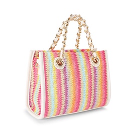 Leila Raffia Mini Tote Bag