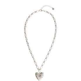 Textured Heart Necklace