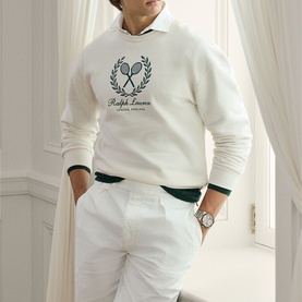 Logo Tennis Crest Sweatshirt