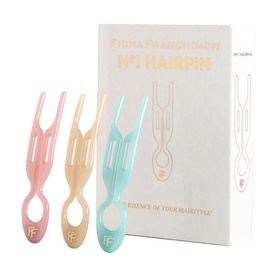 N&deg;1 Hairpin Miami Collection - Seashell Pink, Soft Beige and Tantalizing Blue