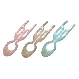 N&deg;1 Hairpin Miami Collection - Seashell Pink, Soft Beige and Tantalizing Blue