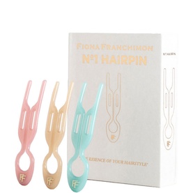 N&deg;1 Hairpin Miami Collection - Seashell Pink, Soft Beige and Tantalizing Blue