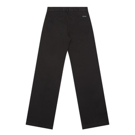 Straight Pleated Chino Trousers