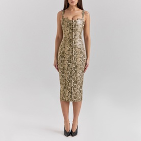 Gracie Faux Leather Dress