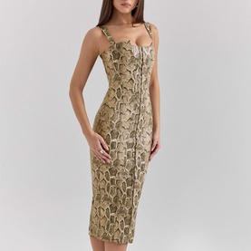Gracie Faux Leather Dress