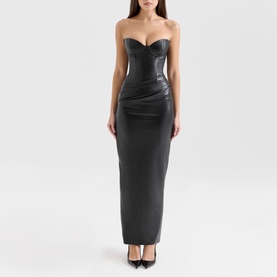 Juliana Faux Leather Dress