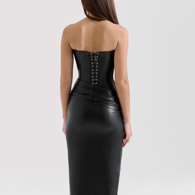 Juliana Faux Leather Dress