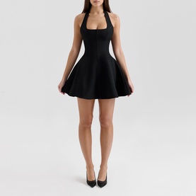 Loulette Bow Mini Dress