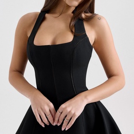Loulette Bow Mini Dress