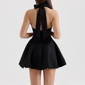 Loulette Bow Mini Dress