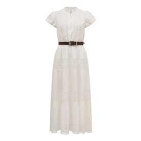Amy Belted Trim Dress