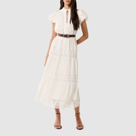 Amy Belted Trim Dress