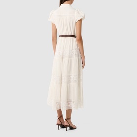 Amy Belted Trim Dress