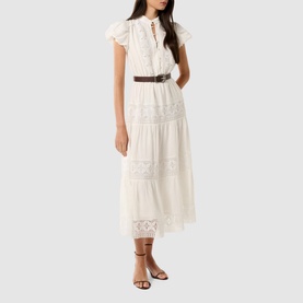 Amy Belted Trim Dress