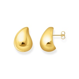 Large Drop Stud Earrings