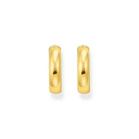 Gold-Plated Chunky Hoops