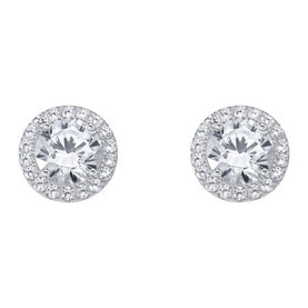 Zirconia Stud Earrings
