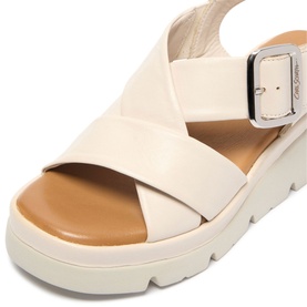 Jasmina Leather Wedge Sandals