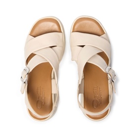 Jasmina Leather Wedge Sandals