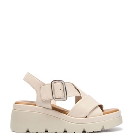 Jasmina Leather Wedge Sandals