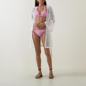 Ursula Geometric Side-Tie Bikini Bottoms