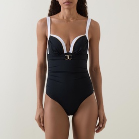 Riviera Monochrome Moulded Swimsuit