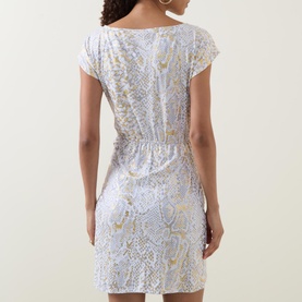 Naples Snake Print Mini Dress