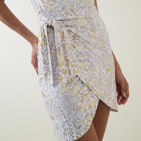 Naples Snake Print Mini Dress