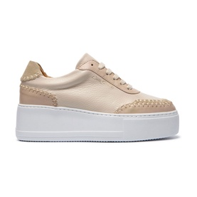Padova Stitched Leather Trainers