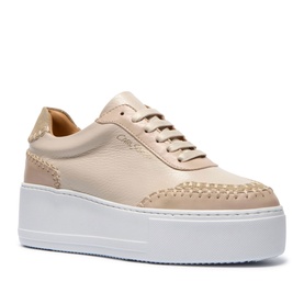 Padova Stitched Leather Trainers