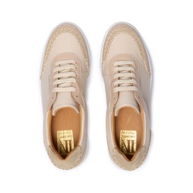 Padova Stitched Leather Trainers