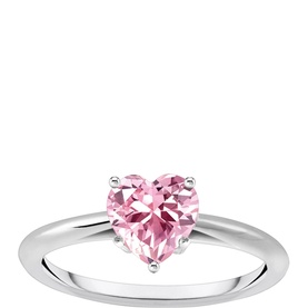 Heart-Shaped Zirconia Ring
