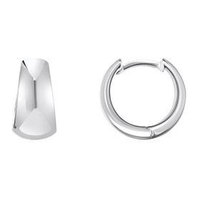 Trapezoidal Hoop Earrings