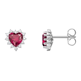 True Romance Heart Earrings