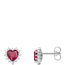 True Romance Heart Earrings